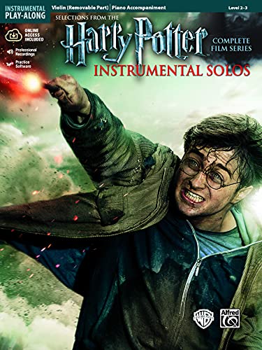 Harry Potter Instrumental Solos for Strings - Violin: Selections from the Complete Film Series mit Online Code (Instrumental Solo Series) von Alfred Music